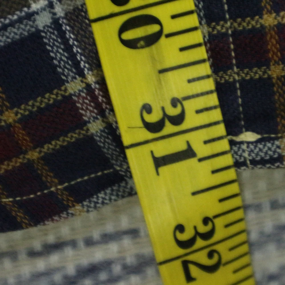 VTG NAUTICA Plaid Long Sleeve Button Shirt Sz Med Men - Picture 8 of 8